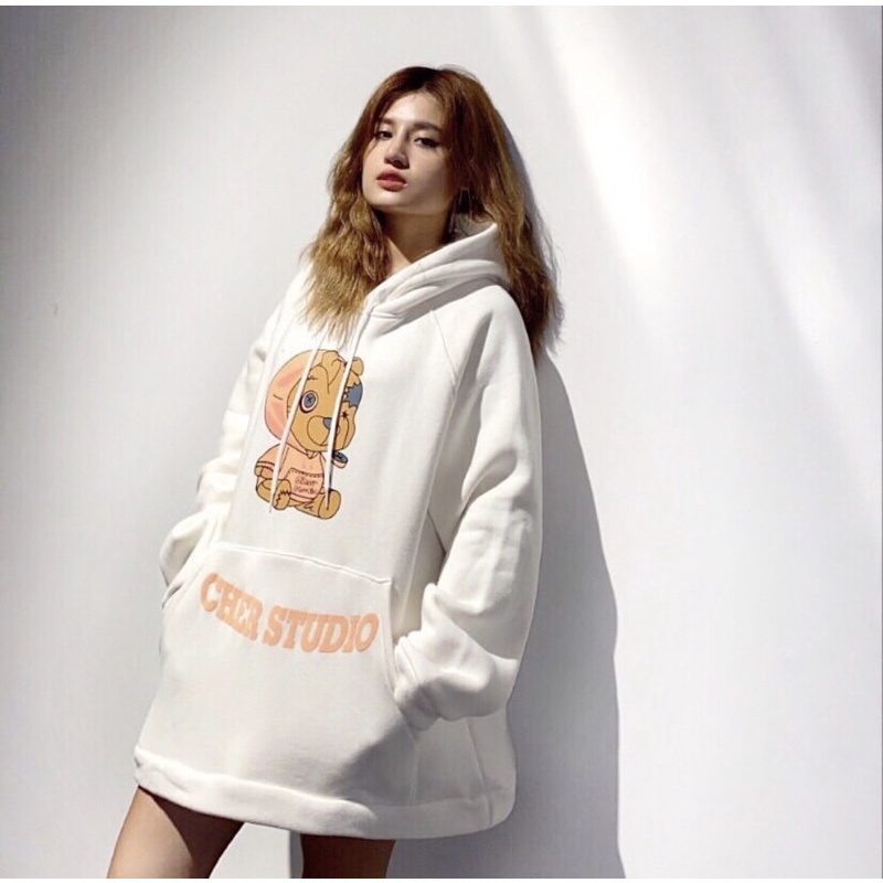 Áo nỉ gấu đơn giản