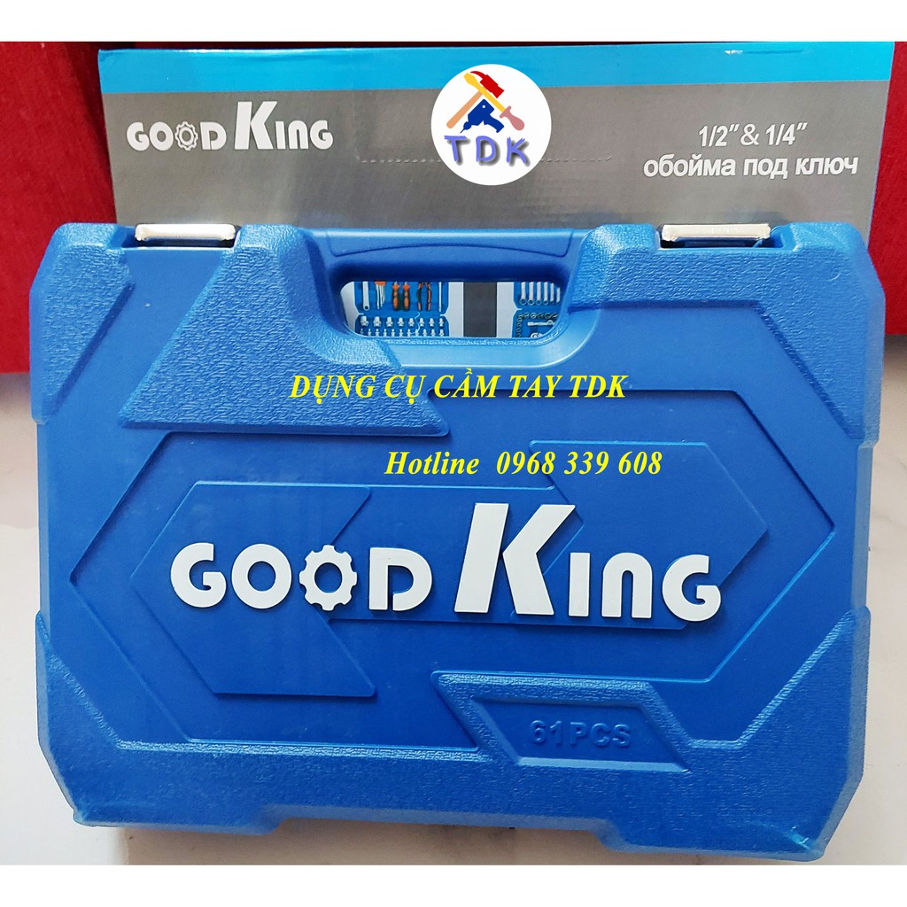 Bộ dụng cụ sửa chữa đa năng 61 chi tiết GOODKING (Đài Loan)