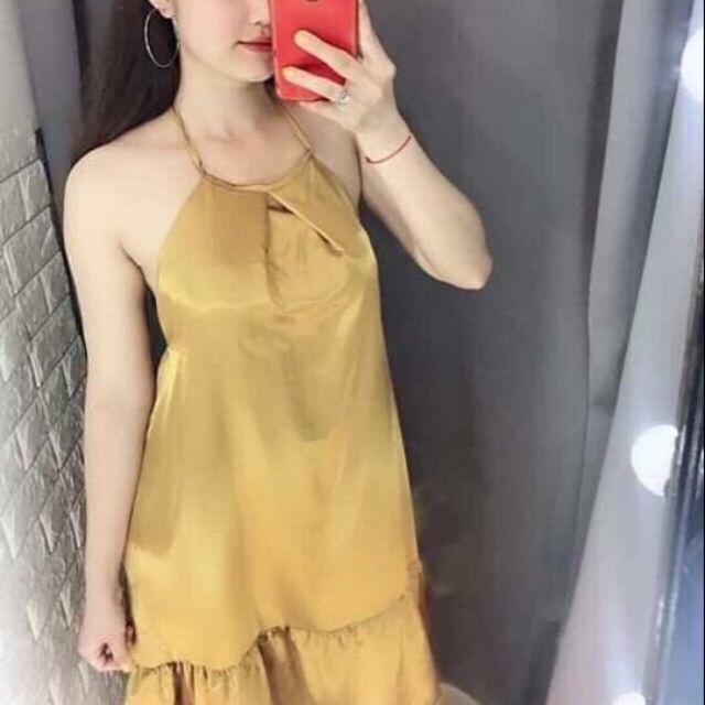 Đầm yếm phi lụa có mút ngực-hình thật cuối album | BigBuy360 - bigbuy360.vn