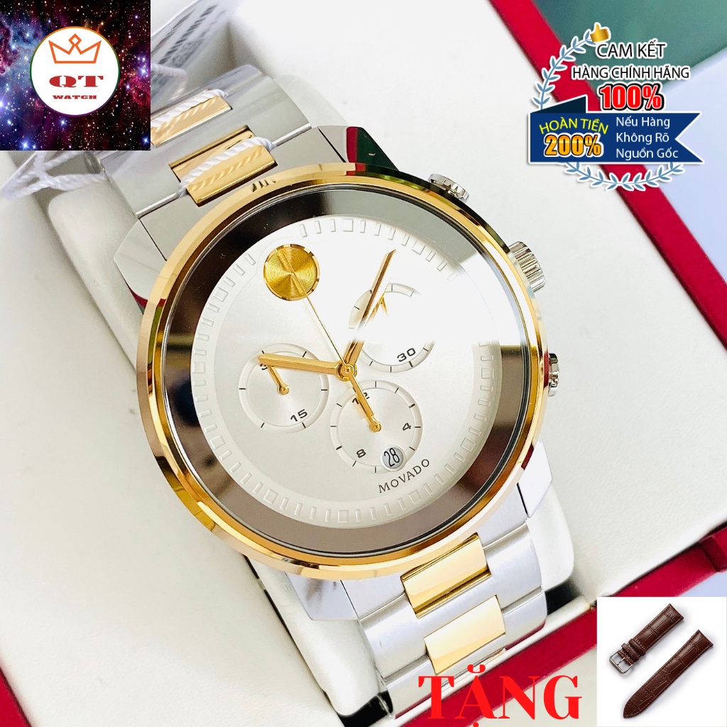Đồng Hồ Nam MOVADO 3600432 Chính Hãng Tặng Dây Da Cao Cấp