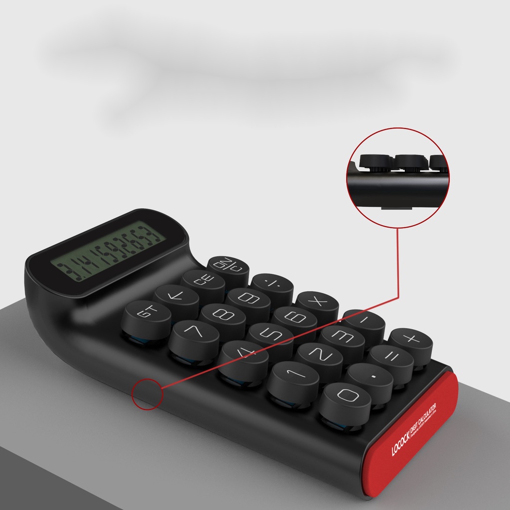 Máy Tính Nút Bấm Cơ Học Chuyên Dùng Cho Văn Phòng