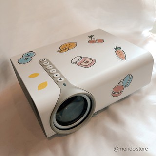  Máy Chiếu Mini YG530 Kết Nối Không Dây Với Điện Thoại - Tặng dây HDMI và 10 sticker