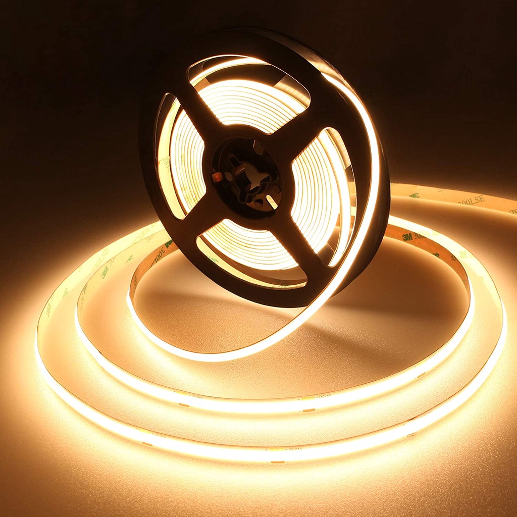 Thanh đèn LED COB 12V 252 LED/m OSIDEN điều khiển linh hoạt màu sắc ấm áp tiện dụng cho gia đình/ nhà bếp diy