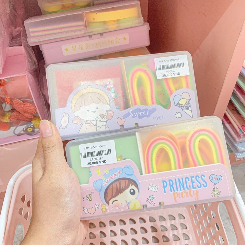 Giấy xếp sao Sticker
