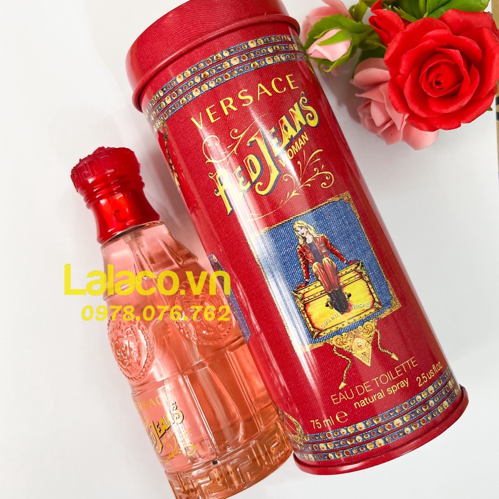 Nước Hoa Nữ Versace Versus Red Jeans EDT 75ml - Versace lon đỏ