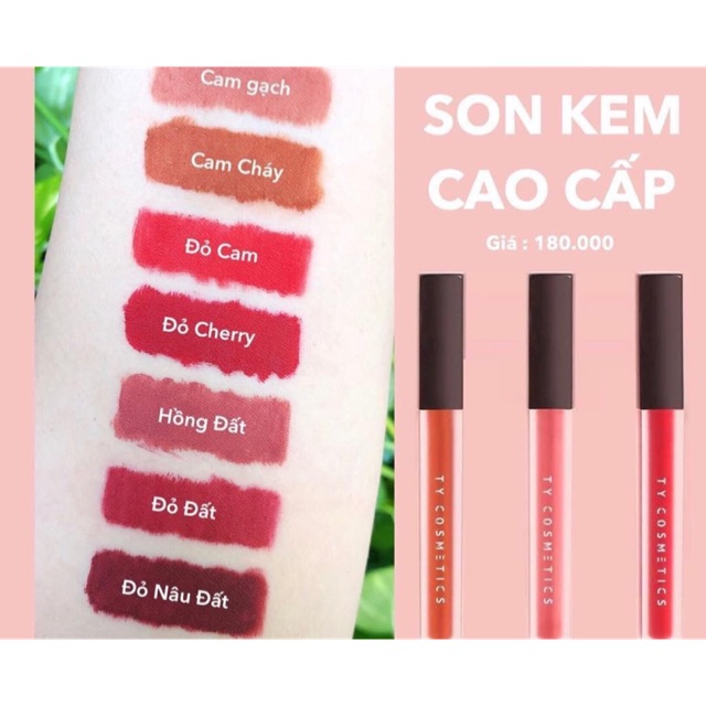 Chính hãng- Son kem cao cấp TY COSMETICS