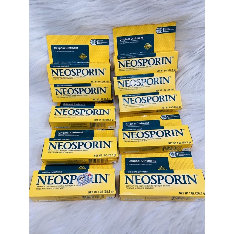 [Date 8/2022]- Kem mỡ Neosporin bôi vết thương bỏng 28,3g của Mỹ