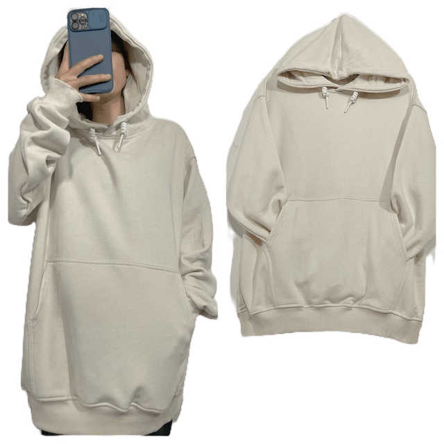 Áo Khoác Nam Nữ - Áo Khoác Hoodie Trơn Nỉ Bông Form unisex (Ảnh Thật)