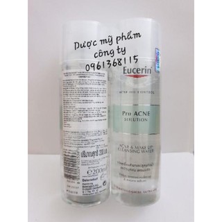 Tẩy trang da dầu mụn EUCERIN PRO ACNE SOLUTION ACNE AND MAKE UP  200ml