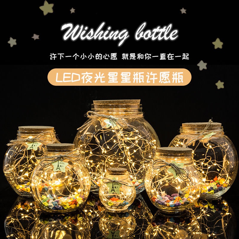 Lọ điều ước thả trôi ngôi sao đêm may mắn cỡ lớn làm quà tặng sinh nhật/lễ tình nhân