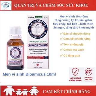 Men vi sinh cho bé BIOAMICUS 10 chủng nhập khẩu Canada chai 10ml HCM PHARMACY HMD01