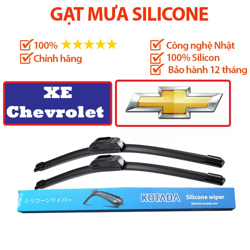 Gạt Mưa ô tô Silicon Xe Chevrolet Cao Cấp mã CVL95 | Gạt Sạch,Êm,Bảo Hành 1 Đổi 1 ,Loại Gạt mưa oto 3 khúc,Bộ 2 cái