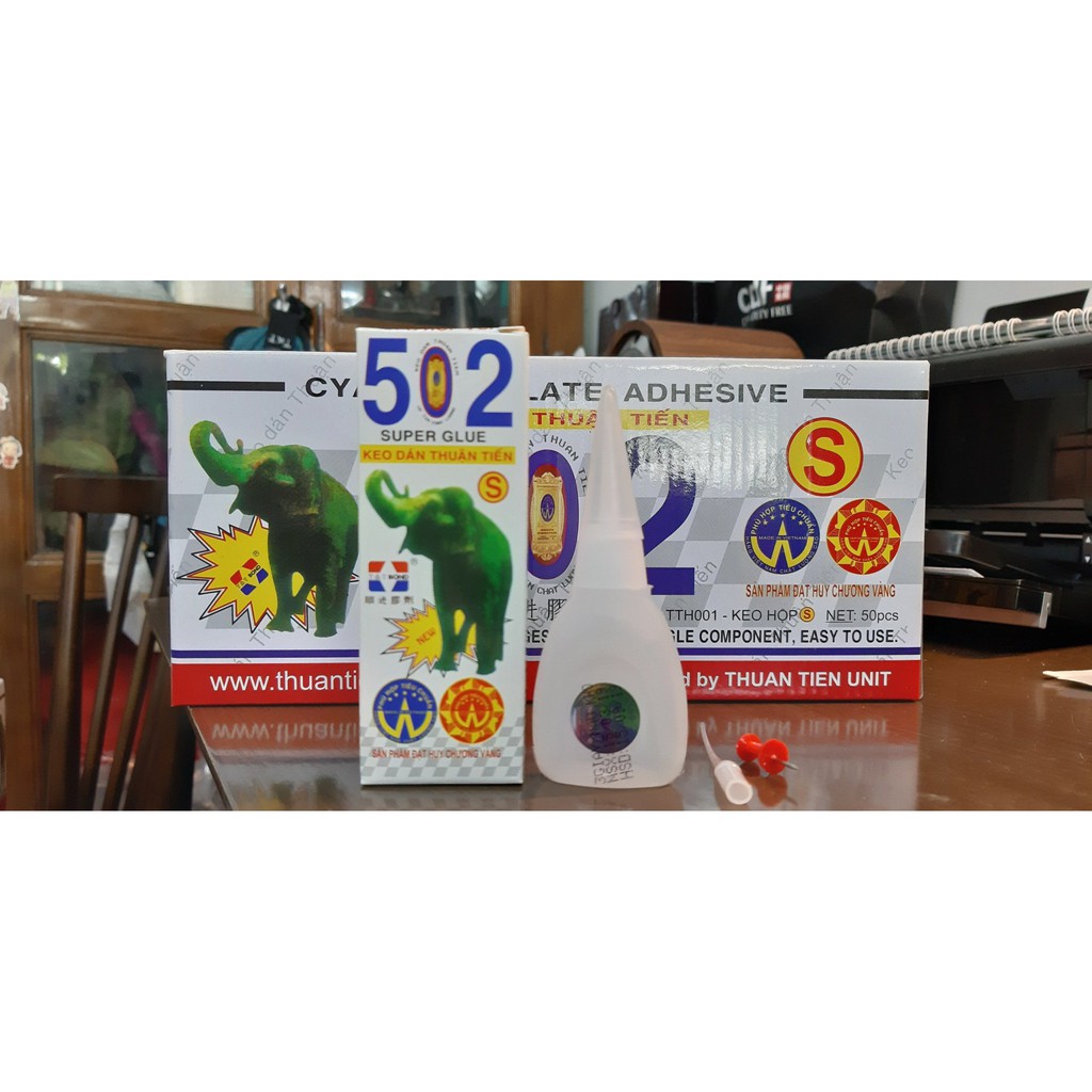 3 Hộp Keo 502 Con Voi S
