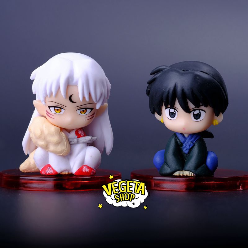 Mô hình InuYasha - Higurashi Kagome Miroku Sesshomaru - 4 nhân vật chính bán lẻ - Cao 5cm - Inu Yasha