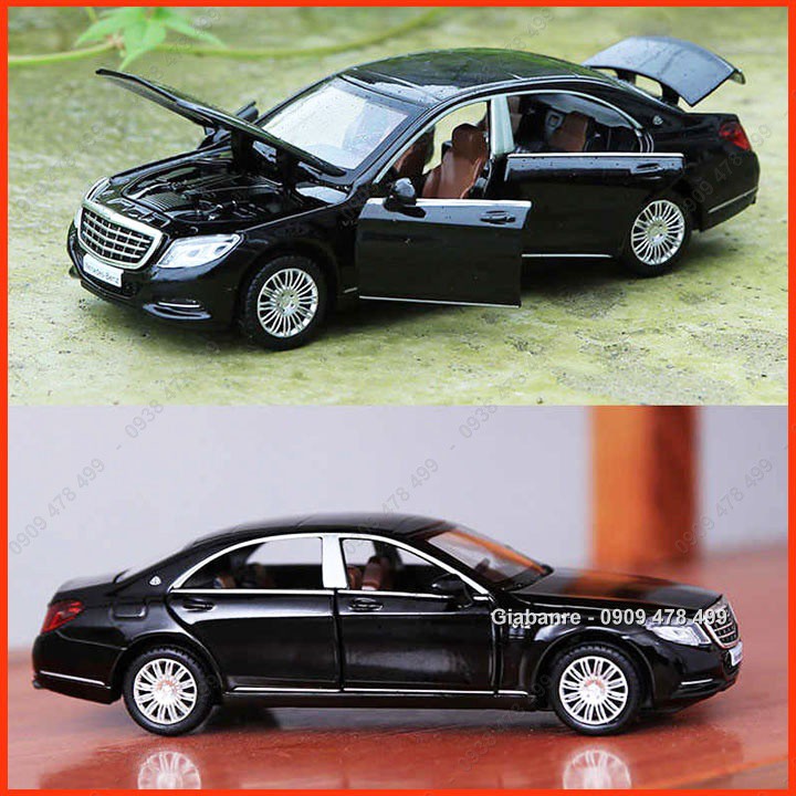 Xe Mô Hình Kim Loại Mercedes S Class S600 Tỉ Lệ 1:32 - Mở 4 Cửa - 9825