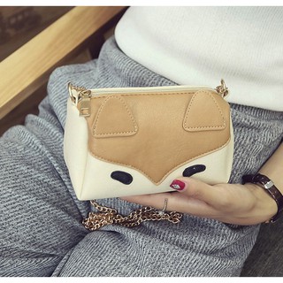 Túi xách đeo chéo mini mặt cáo