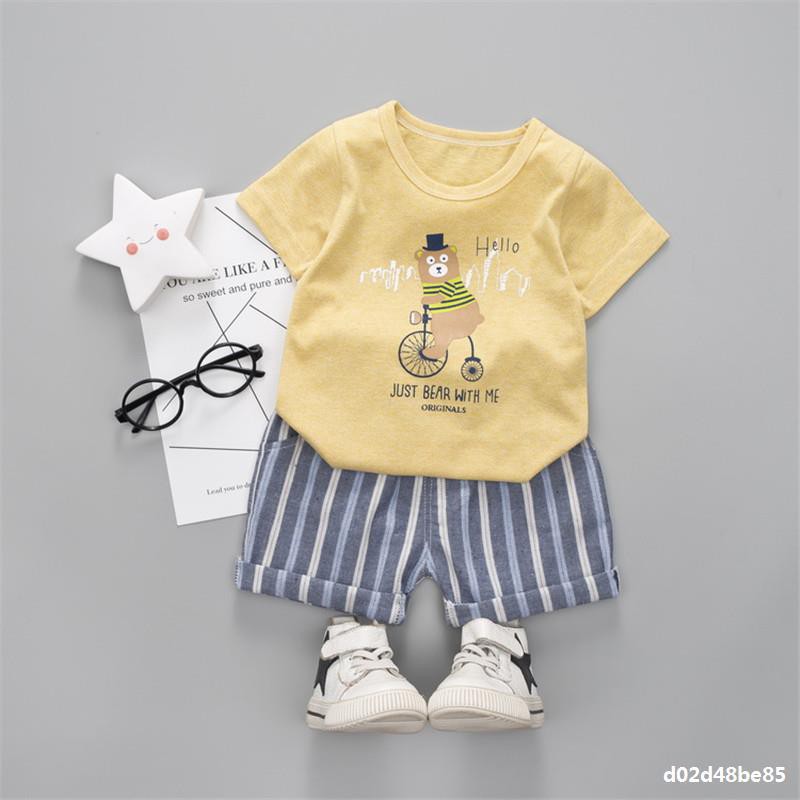 Thanh lý bộ quần áo cộc tay bé trai, bé gái size 8- 18kg