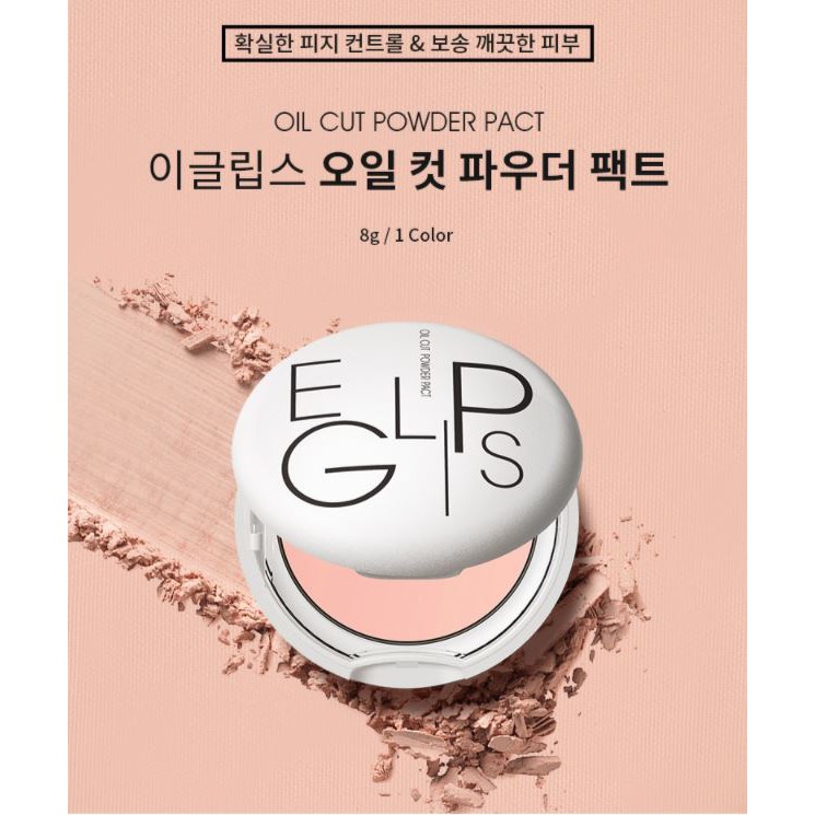 Phấn Phủ Kiềm Dầu Eglips Oil Cut Powder Pact 8g | BigBuy360 - bigbuy360.vn