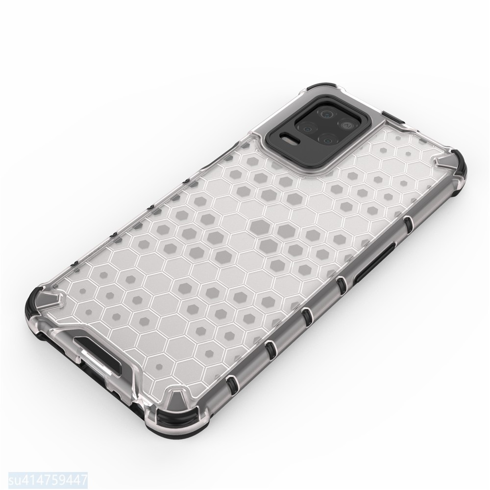 Ốp Điện Thoại Silicon Dày Họa Tiết Tổ Ong Bảo Vệ Bốn Góc Cho Oppo Realme V13 Mobile | BigBuy360 - bigbuy360.vn