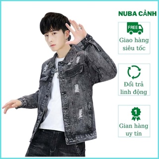 Áo khoác jean nam mẫu mới đẹp giá rẻ,áo khoác bò TCS 37
