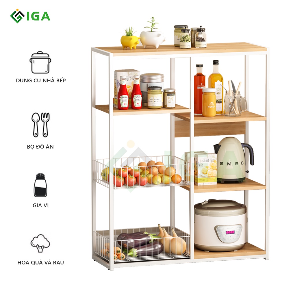 Kệ nhà bếp đa năng khung trắng Versatile S-  GM31