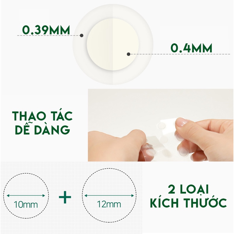 Miếng dán mụn giảm sưng viêm, ngừa sẹo Neogen Dermalogy A-Clear Soothing Clear Spot Patch 24 Miếng/2 Tờ Hàn Quốc