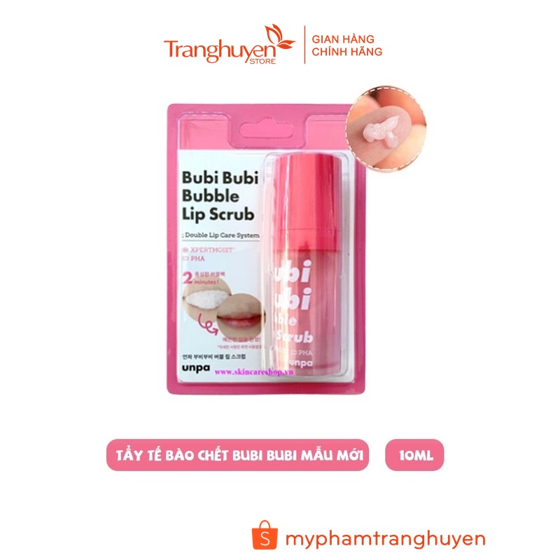 Tẩy tế bào chết môi Unpa Bubi Bubi Lip