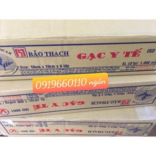 Gạc y tế Bảo Thạch bịch 100 miếng