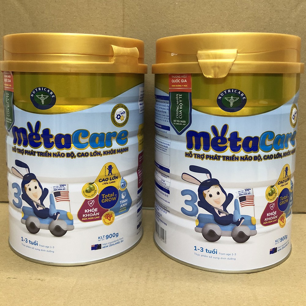 Sữa bột Meta Care 3 900g (Mẫu mới)