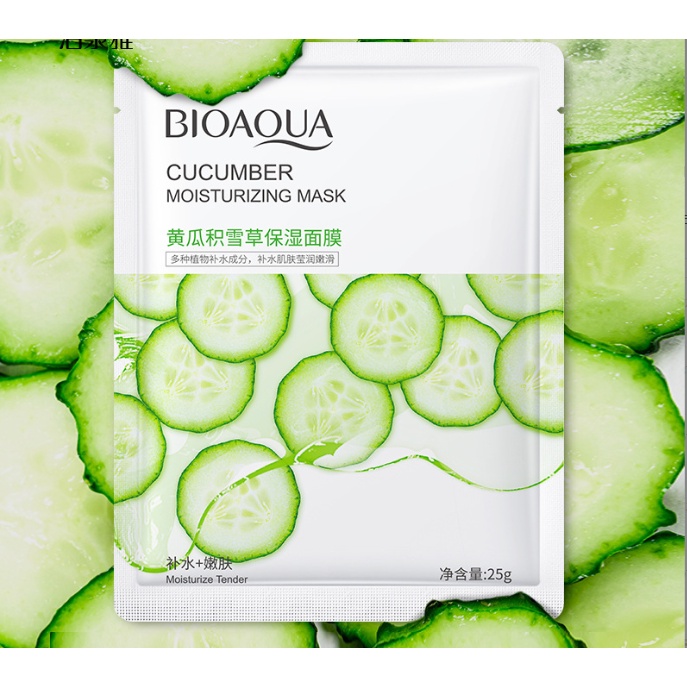 Mặt nạ giấy Bioaqua Hương Trái Cây dưỡng trắng cấp ẩm giảm mụn