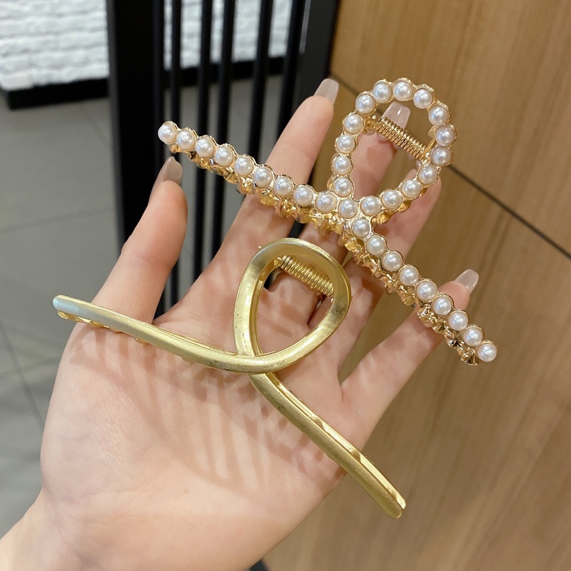 Kẹp Tóc Kim Loại Lấp Lánh Chống Trượt Thời Trang Hàn Quốc Cho Nữ