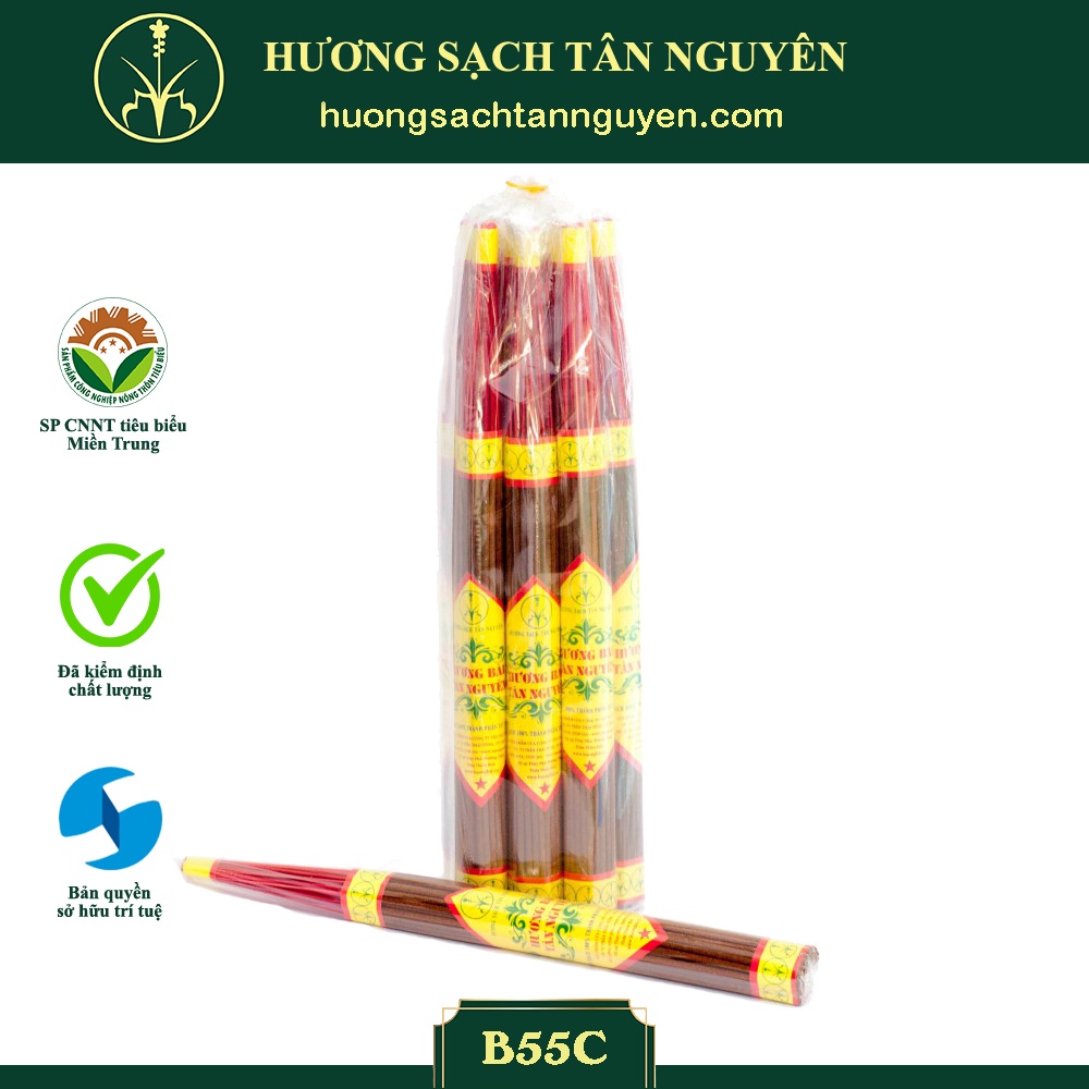 Nhang ít khói Tân Nguyên, hương bài, nhang sạch ốp nhỏ dùng thử 35 đến 55 que
