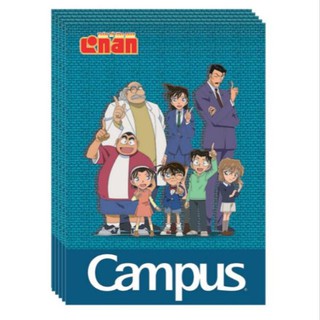 Lốc 5 Cuốn Vở A4 Kẻ Ngang Có Chấm Campus Conan Group NB-A4CN200- ĐL 70 (200 Trang)