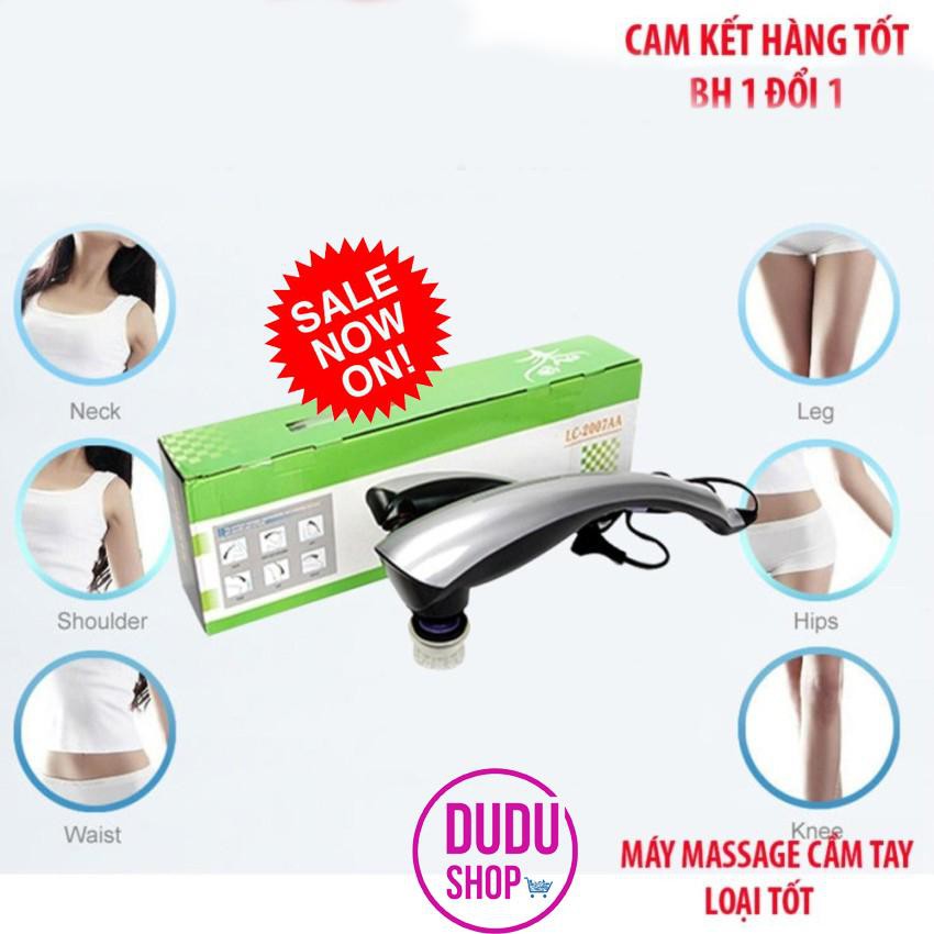 [Thanh Lý Xả Kho] MÁY ĐẤM LƯNG, MASSAGE CẦM TAY LC-2007AA. (3 đầu matxa)