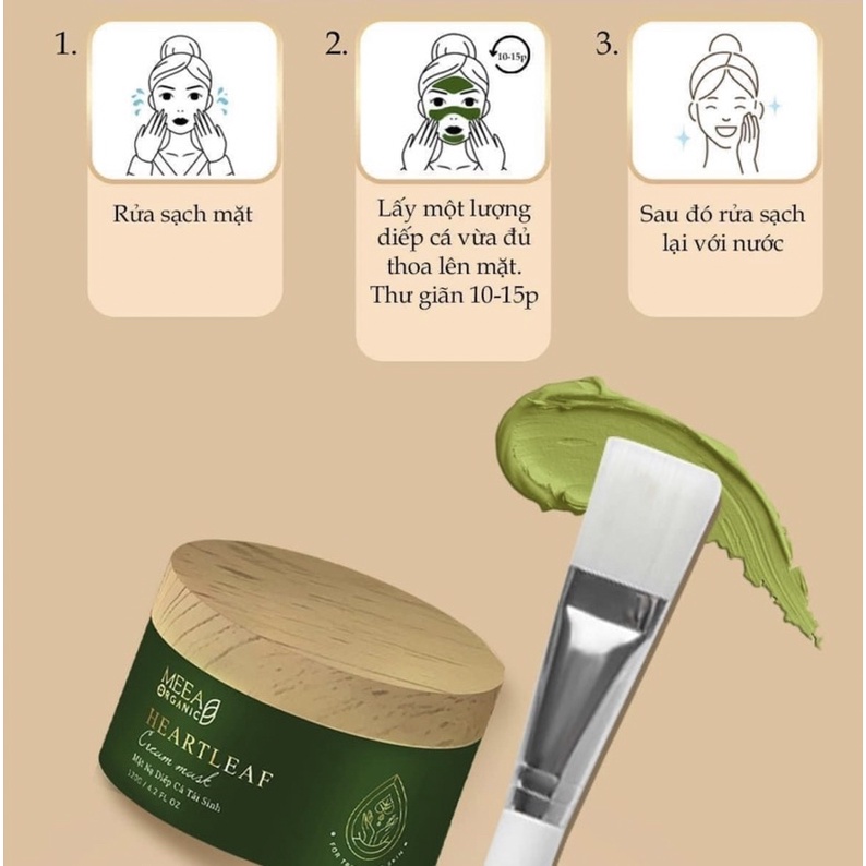 MASK DIẾP CÁ TÁI SINH MEEA 120GRAM - MẶT NẠ NHIẾP CÁ TÁI SINH MEEA ORGANIC