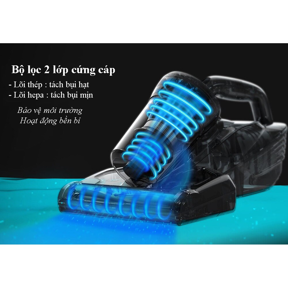 Máy hút bụi giường nệm diệt khuẩn Jimmy JV11 hút sạch bụi bẩn, lông tóc công nghệ UV-C | BigBuy360 - bigbuy360.vn