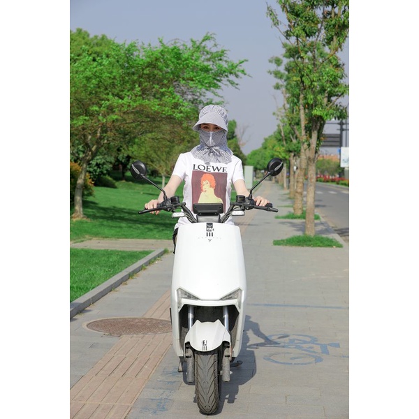 Mũ chống nắng kiểu lưỡi trai che phủ toàn bộ khuôn mặt chống bụi họa tiết kẻ ô cho nữ mẫu 2022