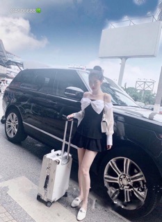 Sét áo nơ + chân váy và ảnh thật