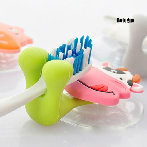 Móc Treo Bàn Chải Đánh Răng Gắn Tường Hình Thú Đáng Yêu Bằng Silicone