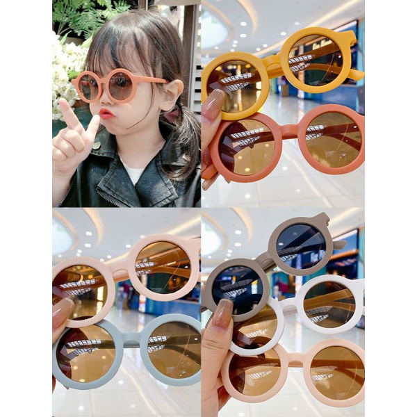 Kính mát tròn siêu xinh màu pastel cho bé