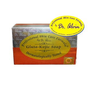 Xà bông tắm dưỡng trắng Dr Alvin Gluta Kojic - Mẫu mới 2020