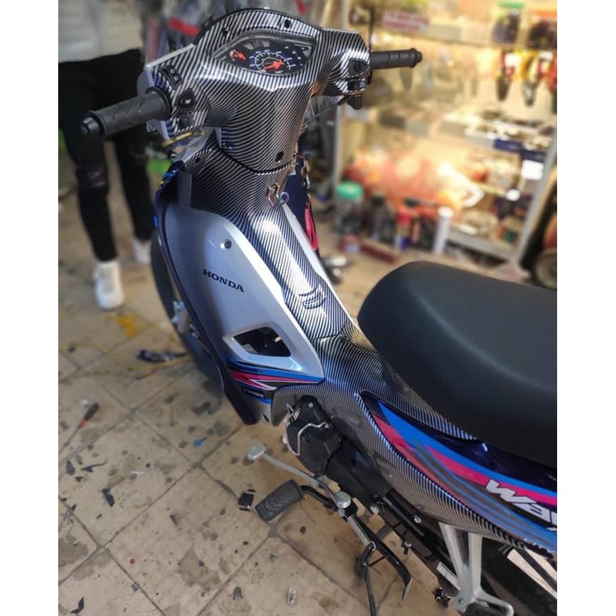 Decal Carbon Dán Xe, Đề can Cacbon Bóng , Mờ Dán Xe Máy, Ô tô Chống Chầy Sước