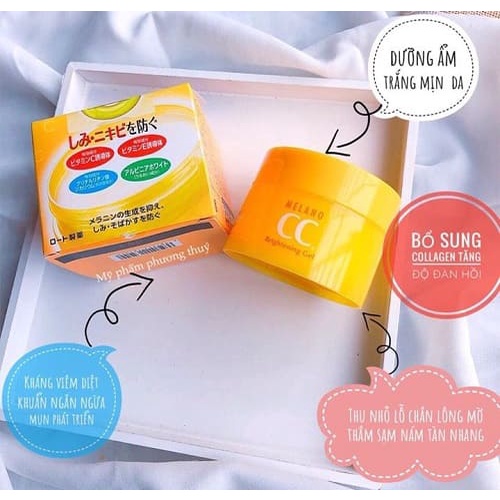 Kem Dưỡng Trắng Da CC Melano Brightening Gel Mờ Thâm Nám