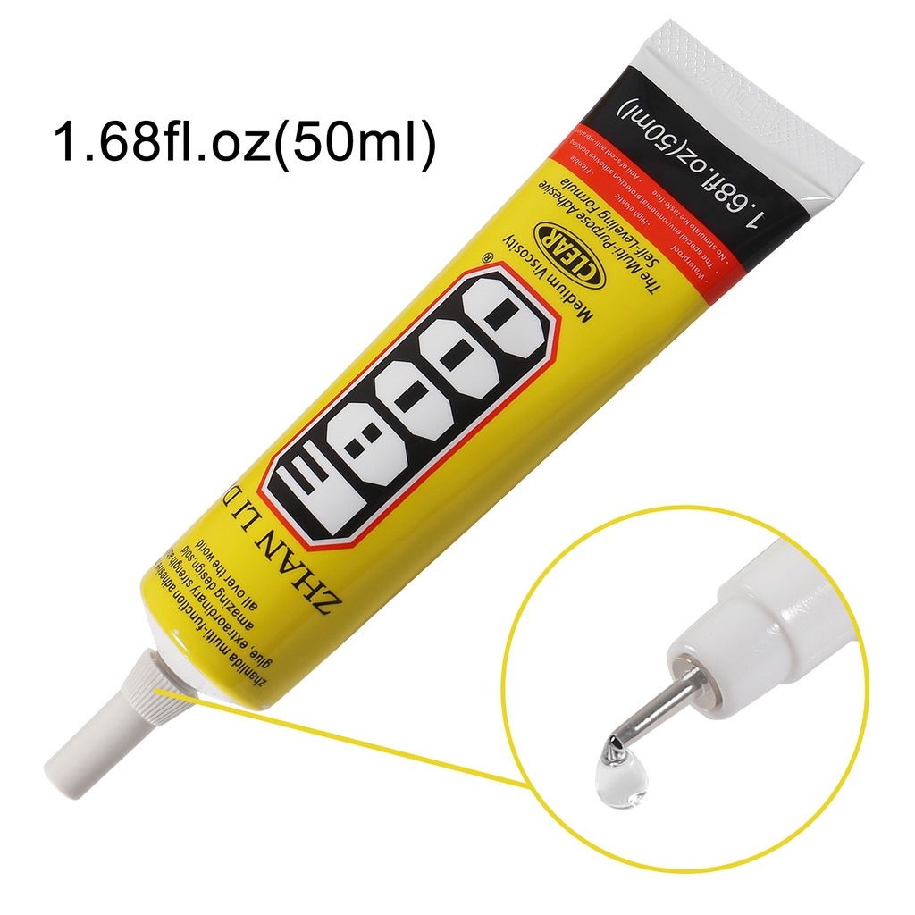 Keo Dán Vải Da Độ Dính Mạnh Cho Tai Nghe Điện Thoại/Trang Sức 50ml E8000