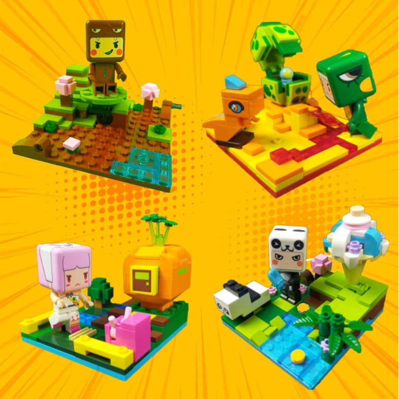 Lego mini world nhiêu nhân vật bí ẩn, lego lắp ráp giúp bé phát triển tư duy, trí tưởng tượng sáng tạo, thông minh hơn