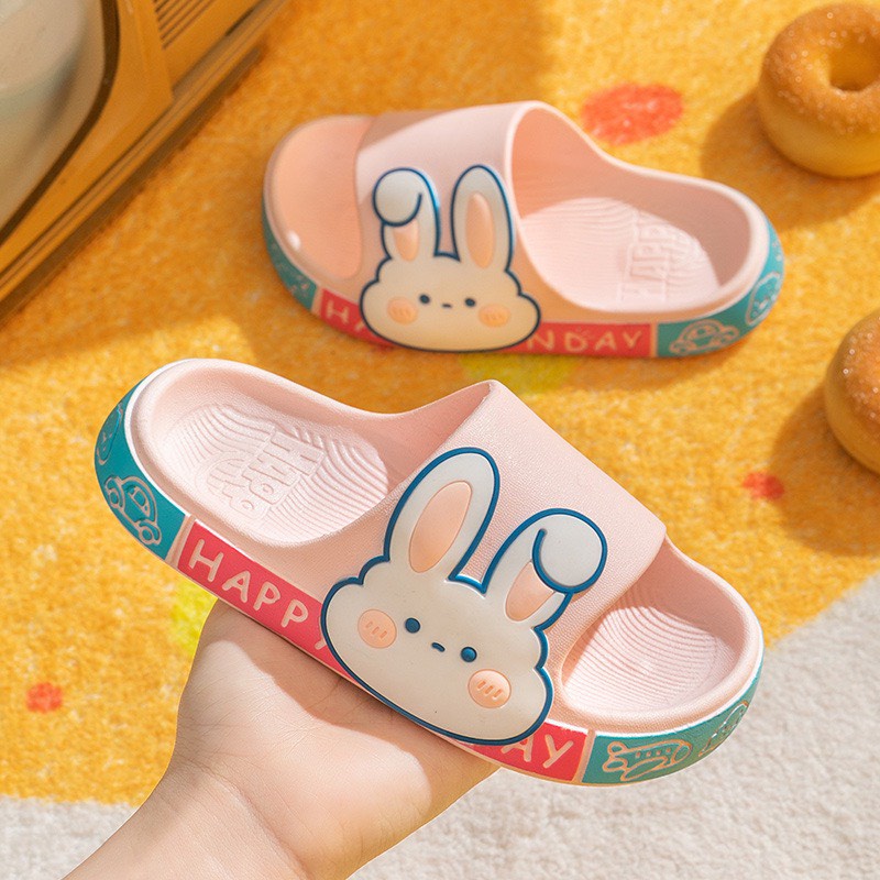 Dép lê bé trai, bé gái đế dày hình khủng long, pony dễ thương, dép đúc siêu mềm nhẹ Tulastore