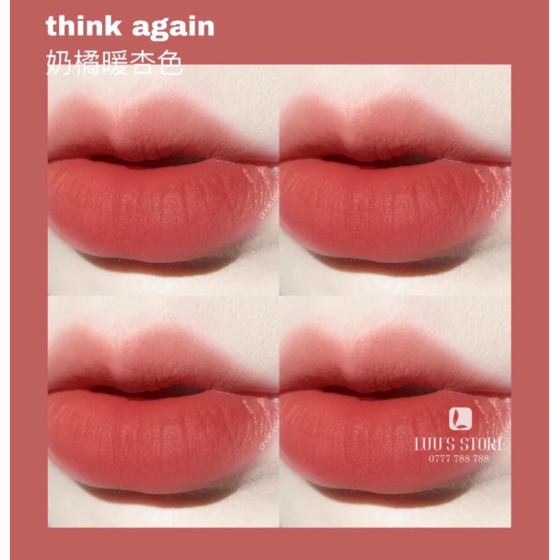 Son 3CE Velvet #Think Again - Hồng Nude Coral