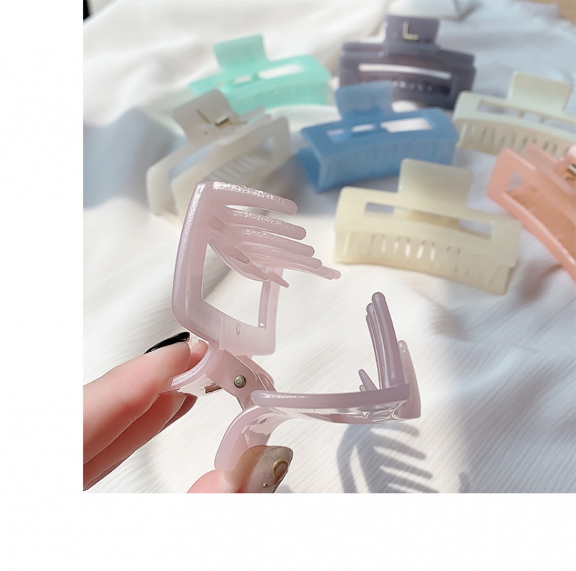 Kẹp tóc đuôi ngựa phong cách hình học thời trang Hàn Quốc cho nữ