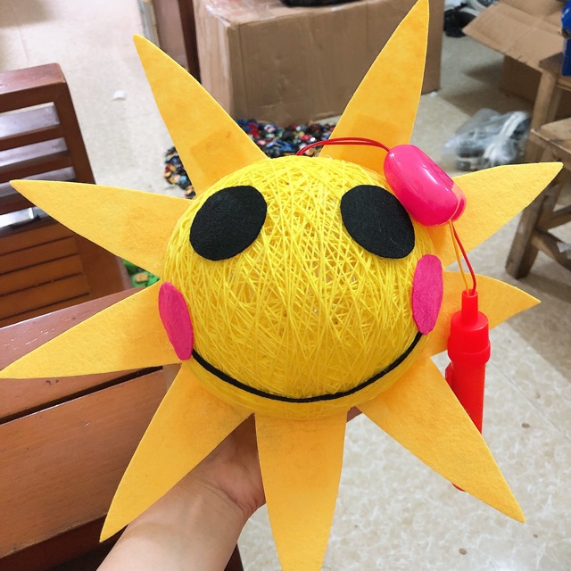 Đèn lồng handmade hình mặt trời