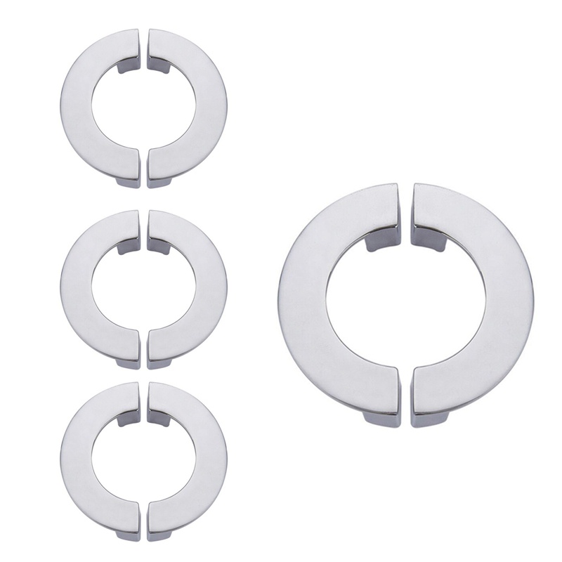 Set 8 Tay Nắm Ngăn Kéo Tủ Bằng Hợp Kim Kẽm Hình Bán Nguyệt Đơn Giản Hiện Đại